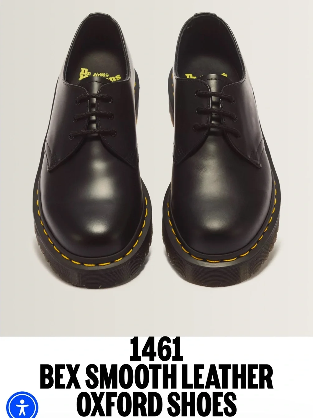 Dr. Martens 1461 BEX SMOOTH LEATHER OXFORD SHOES